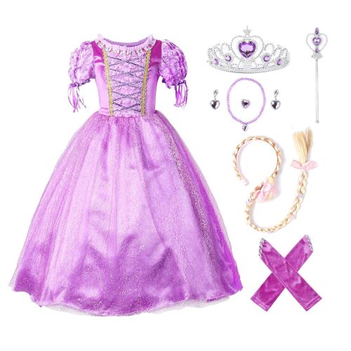  JerrisApparel New Princess Rapunzel Party Dress Costume
