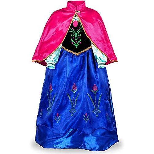  JerrisApparel Princess Snow Party Dress Queen Costume Cosplay Dress Up