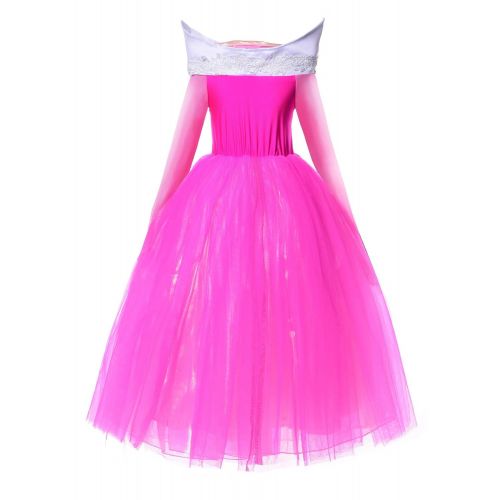  JerrisApparel New Princess Aurora Costume Girls Party Dress