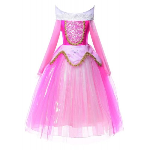  JerrisApparel New Princess Aurora Costume Girls Party Dress