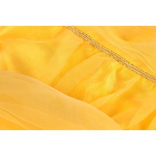  JerrisApparel Princess Belle Deluxe Ball Gown Costume for Little Girl