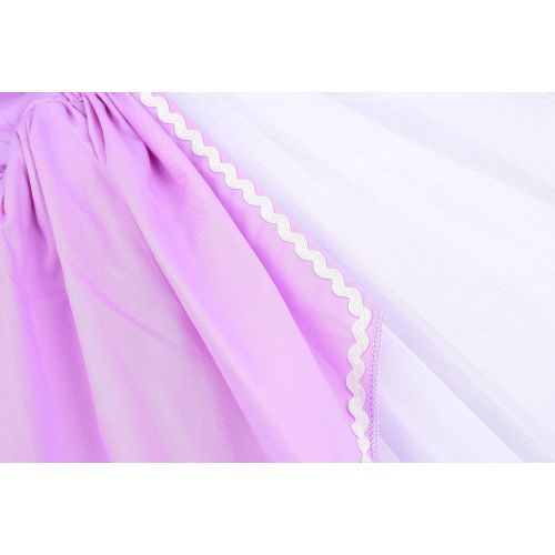  JerrisApparel Girl Princess Aurora Belle Rapunzel Costume Fancy Party Dress-Up