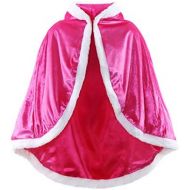 JerrisApparel Girl Cape Wedding Cloak Dress Coat Matching Princess Costume