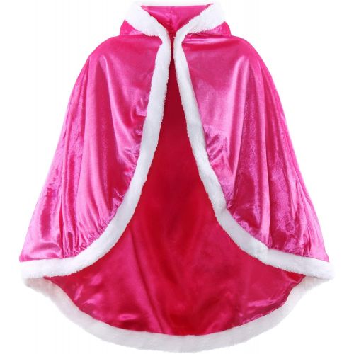  JerrisApparel Girl Cape Wedding Cloak Dress Coat Matching Princess Costume