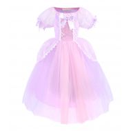 JerrisApparel Girl Princess Costume Rapunzel Role Cosplay Party Fancy Dress