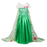 JerrisApparel New Princess Party Dress Costume with Flower Cape