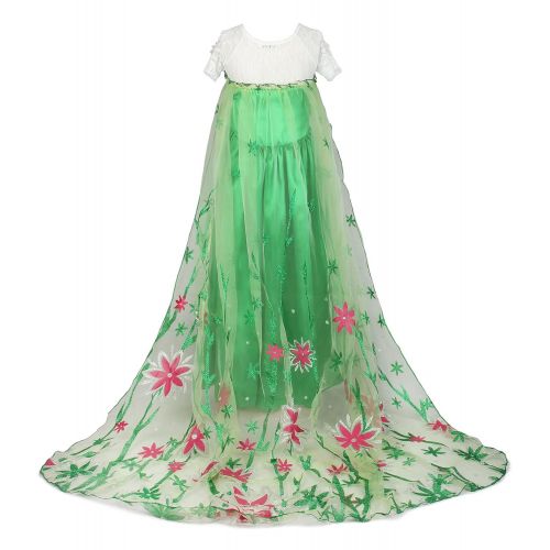  JerrisApparel New Princess Party Dress Costume with Flower Cape