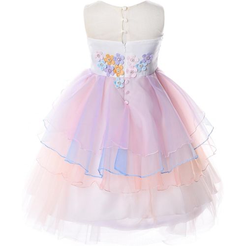  [아마존 핫딜]  [아마존핫딜]JerrisApparel Flower Girls Unicorn Costume Pageant Princess Party Dress