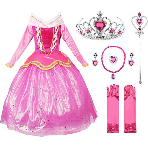  JerrisApparel Princess Dress Girl Party Dress Ceremony Fancy Costume