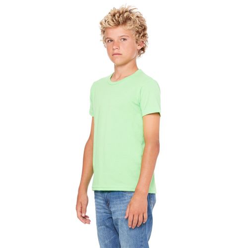  Jersey Youth Neon Green PolyesterCotton Short-Sleeved T-shirt