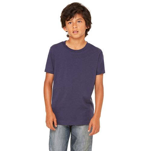  Jersey Youth Boys Navy Blue Short-sleeve T-shirt