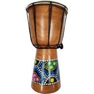 [아마존베스트]Jerusalem Imports Djembe Drum- African Percussion Drum, Bongo Hand Drum Professional Sound (6)