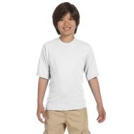 Jerzees Boys White Cotton Sport T-shirt