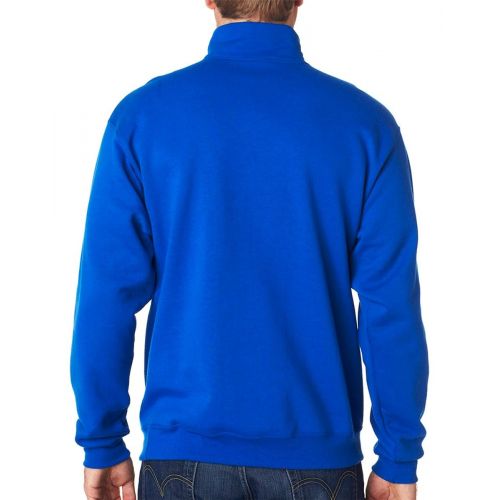  Jerzees Mens NuBlend 1/4 Zip Cadet Collar Sweatshirt