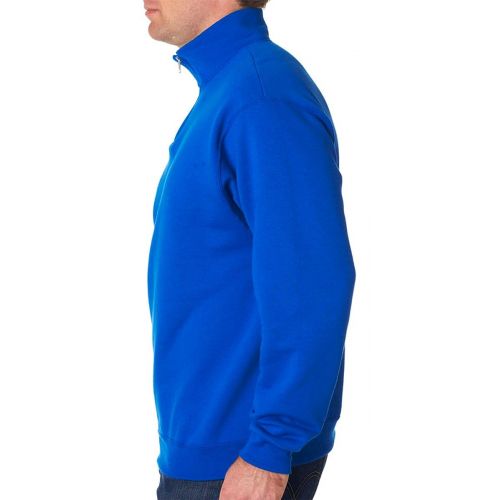  Jerzees Mens NuBlend 1/4 Zip Cadet Collar Sweatshirt