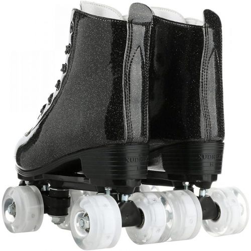  jessie Roller Skates Premium PU Leather Roller Skates for Women Classic Four-Wheel Outdoor and Indoor for Adults Women