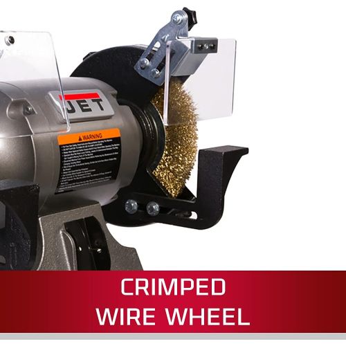  [아마존베스트]Jet 577128 Shop Grinder with Grinding Wheel & Wire Wheel