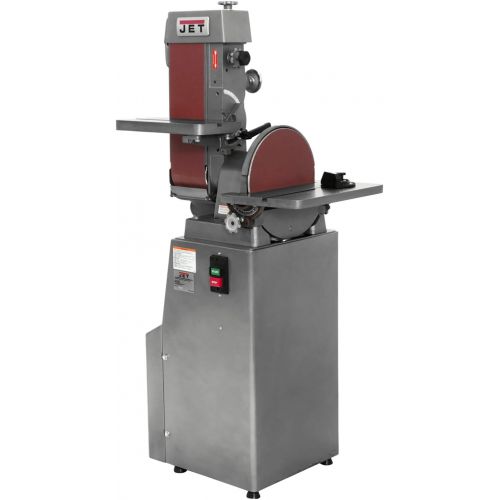  [아마존베스트]Jet 6 x 48 Industrial Combination Belt and 12 Disc Finishing Machine 230V 3Ph