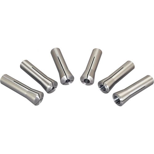  Jet JET CS-R8 6-Piece R-8 Collet Set 18-Inch to 34-Inch by 18ths for Mills