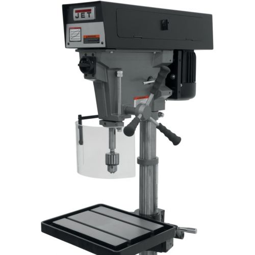  Jet JET J-A3816 15-Inch Single Phase 6 Speed Floor Model Drill Press with TDC-625, Taper Mount Drill Chuck 18-58 x JT-3