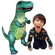 Jet Creations 37 T-rex Tyrannosaurus Inflatable Air Stuffed Plush Toy, Durable Self Standing, one of the best Dinosaur Toys, Party Favors for kids, Pool Toys, DI-TYR3,Multicolor