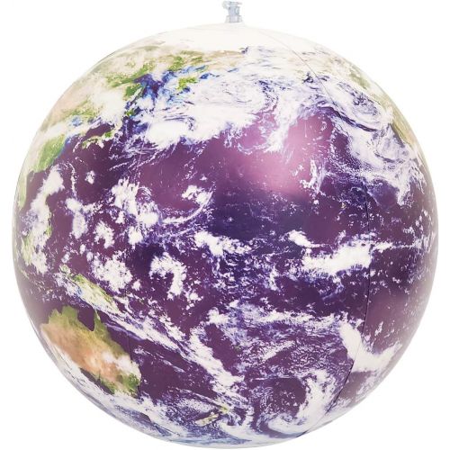  [아마존베스트]Jet Creations 16 inch NASA imagery Inflatable Earth Globe, View from Space, Great Toys for 6+ years old Kids Boys Girls and Adults, Learning Educational Party Decorations and Favor