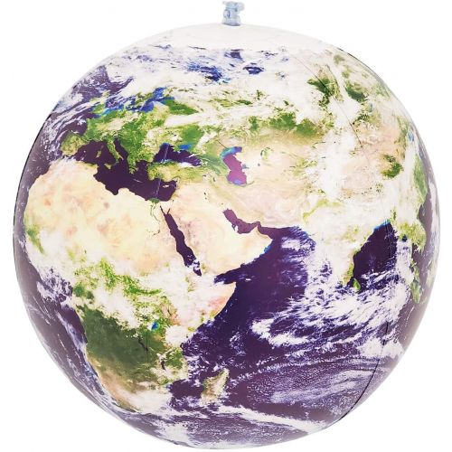  [아마존베스트]Jet Creations 16 inch NASA imagery Inflatable Earth Globe, View from Space, Great Toys for 6+ years old Kids Boys Girls and Adults, Learning Educational Party Decorations and Favor
