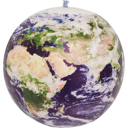  [아마존베스트]Jet Creations 16 inch NASA imagery Inflatable Earth Globe, View from Space, Great Toys for 6+ years old Kids Boys Girls and Adults, Learning Educational Party Decorations and Favor