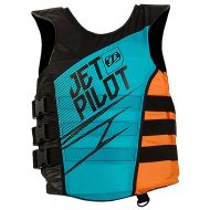 JetPilot Mens Matrix Nylon Side Entry PFD Life Vest Jacket (Large/X-Large,Blue)