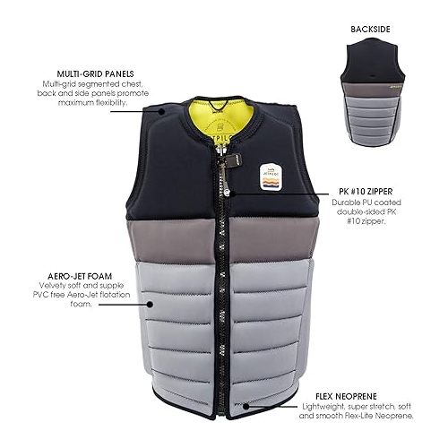  DRAFTLINE Neoprene Reversable COMP Vest-Black-M