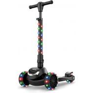 Jetson Jupiter Mini Kids 3-Wheel Light-Up Kick Scooter, Lights on Stem & Wheels, 8 Different Light Patterns, Adjustable Handlebar, Rear Brake, Easy-Folding Mechanism, Ages 3+