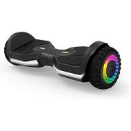 Jetson Electric Bike Jetson Flash Self Balancing Hoverboard with Built in Bluetooth Speaker | Includes All Terrain Tires, Reach Speeds up to 10 MPH | Range of Up to 12 Miles, Ages 13+, JFLASH-BB, Black