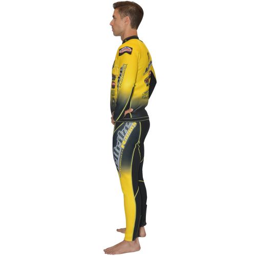  Jettribe Classic Yellow Wetsuit PWC Jet Ski Ride & Race Jetski Freerider