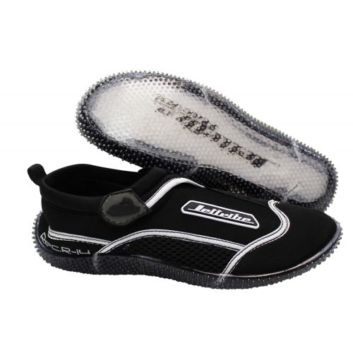  Jettribe Rec R-14 Ride Shoes PWC Jetski Ride & Race Jet Ski Gear (BlackBlack, 12)