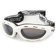 Jettribe Classic White Frame/Smoke Lens Sunglasses Floating Water Jet Ski Goggles Sport Designed for Kite Boarding, Surfer, Kayak, Jetskiing, Other Water Sports.