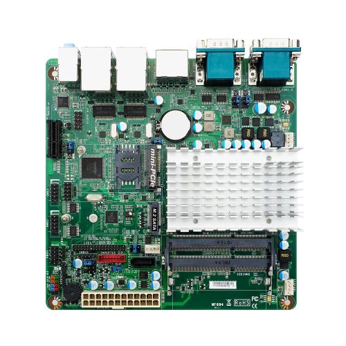  Jetway JNF694-3350 Motherboard wIntel Apollo Lake Celeron N3350 Dual Core Processor, 4x Serial Ports, Dual GbE LAN