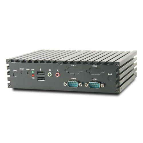  Jetway JBC372 Mini Embedded Barebone Kit w Dual LAN & Dual COM, JBC372F36W-2600-B