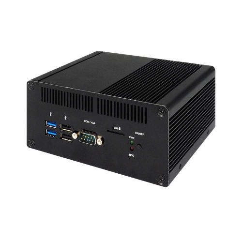  Jetway HBFCU792CW-7100-B Fanless Mini PC wIntel Kaby Lake-U Core i3-7100U, Dual Intel LAN