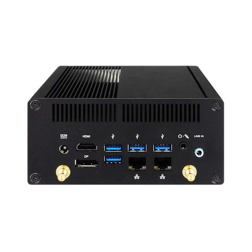  Jetway HBFCU792CW-7100-B Fanless Mini PC wIntel Kaby Lake-U Core i3-7100U, Dual Intel LAN