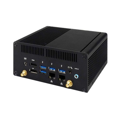  Jetway HBFCU792CW-7100-B Fanless Mini PC wIntel Kaby Lake-U Core i3-7100U, Dual Intel LAN