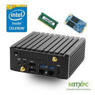 Jetway JBC313U591W Intel Celeron N3160 Dual LAN Fanless NUC 4GB, 60GB mSATA SSD - Configured and Assembled by MITXPC