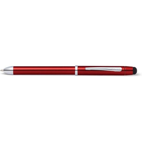  Jewels By Lux Tech3+ Translucent Red Multifunction Pen wStylus