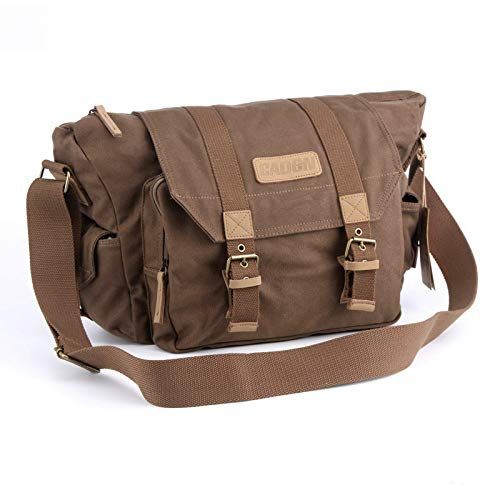  CameraVideo Bags - Caden Canvas Camera Sling Shoulder Bags DSLR Photo Video Soft Bag Pack Travel Camera Protective Cases for Canon Nikon Sony F1 - by Jhin Stella - 1 PCs