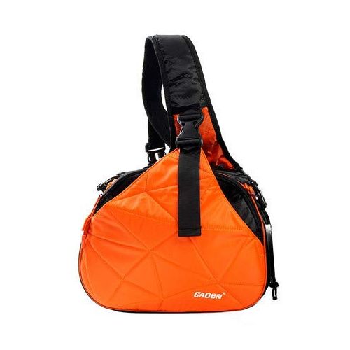  CameraVideo Bags - Caden Waterproof Travel Small DSLR Shoulder Camera Bag with Rain Cover Triangle Sling Bag for Sony Nikon Canon Digital Camera K1 - by Jhin Stella - 1 PCs