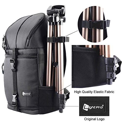  CameraVideo Bags - Camera Sling Bag Shoulder Cross DSLR Case Waterproof wRain Cover Soft Padded Stylish Travel Tripod Men Women Bag Backpack - by Jhin Stella - 1 PCs