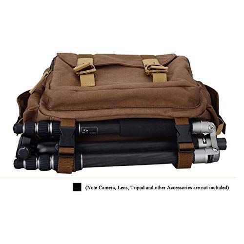  CameraVideo Bags - Caden Canvas Camera Sling Shoulder Bags DSLR Photo Video Soft Bag Pack Travel Camera Protective Cases for Canon Nikon Sony F1 - by Jhin Stella - 1 PCs