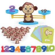 [아마존베스트]J-hong Monkey Balance Math Game for Girls & Boys | Fun, Educational Children’s Gift & Kids Toys STEM Learning Ages 3+ (65-Piece Set)
