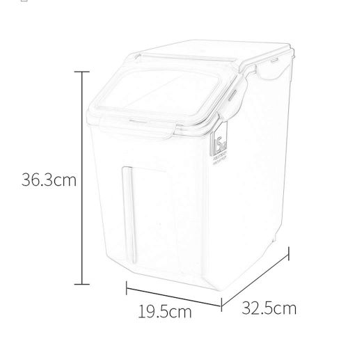  Jia He Pet Storage Bucket Dog Food Barrel cat Food Barrel Simple Household Sealed Moisture-Proof pet Storage Grain Barrel - 3 Colors @@