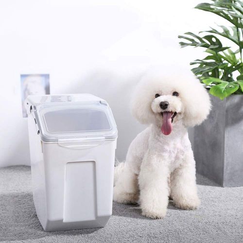  Jia He Pet Storage Bucket Dog Food Barrel cat Food Barrel Simple Household Sealed Moisture-Proof pet Storage Grain Barrel - 3 Colors @@