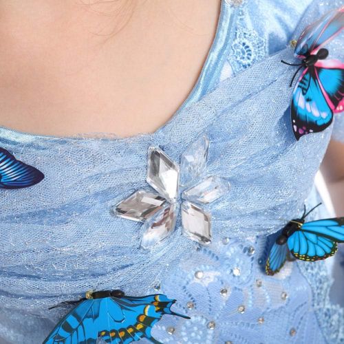  JiaDuo Girls Princess Butterfly Dress Party Dress Up Costume